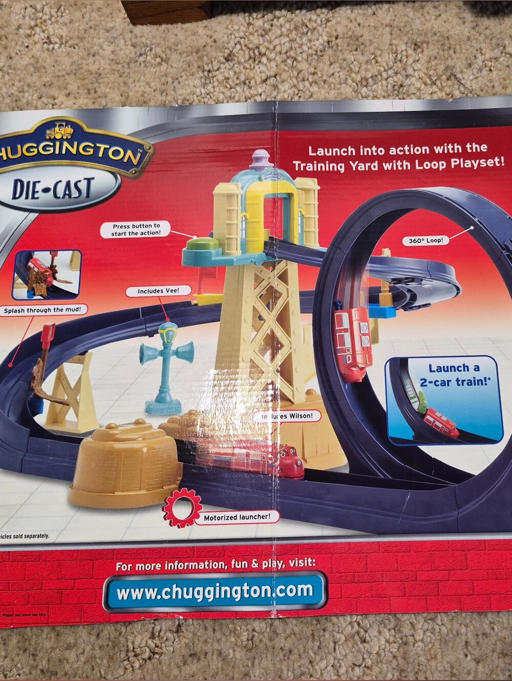 3 Chugginton Die Cast Sets and extra pieces